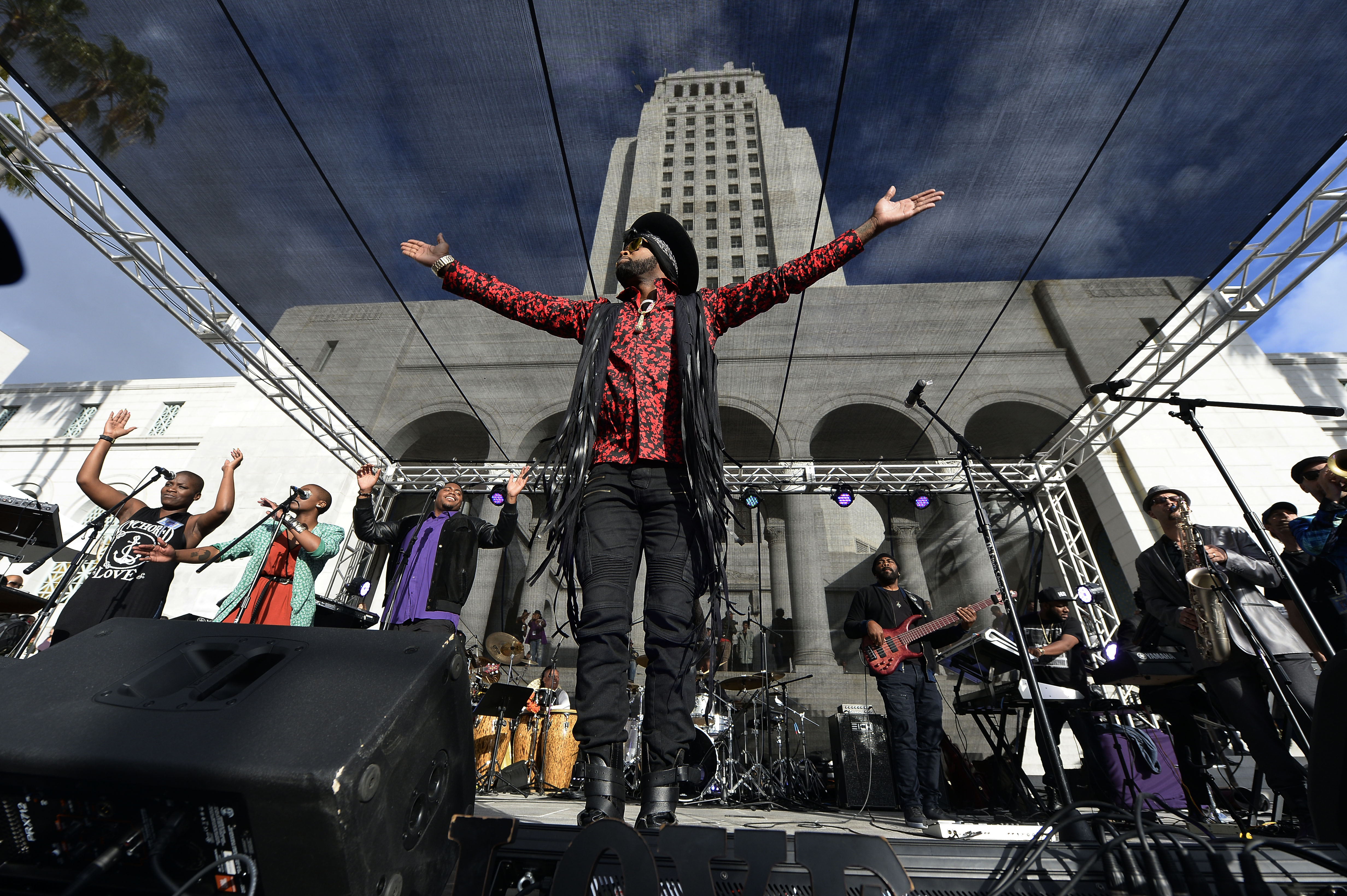 City Of Los Angeles Memorial Tribute Of Prince Rogers Nelson