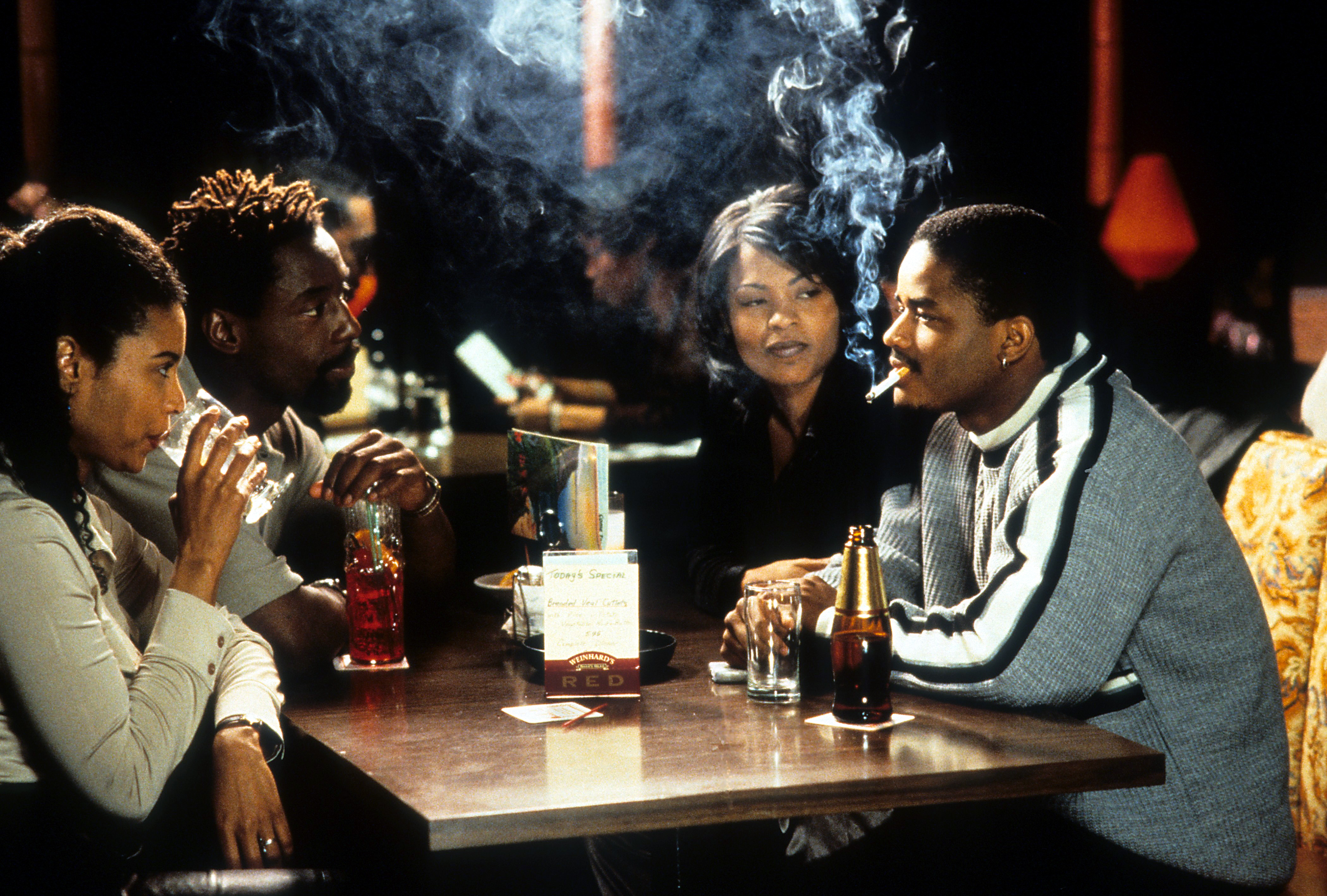 Nia Long And Larenz Tate In 'Love Jones'