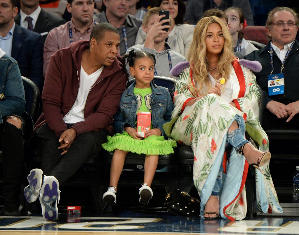 Celebrities Attend The 66th NBA All-Star Game