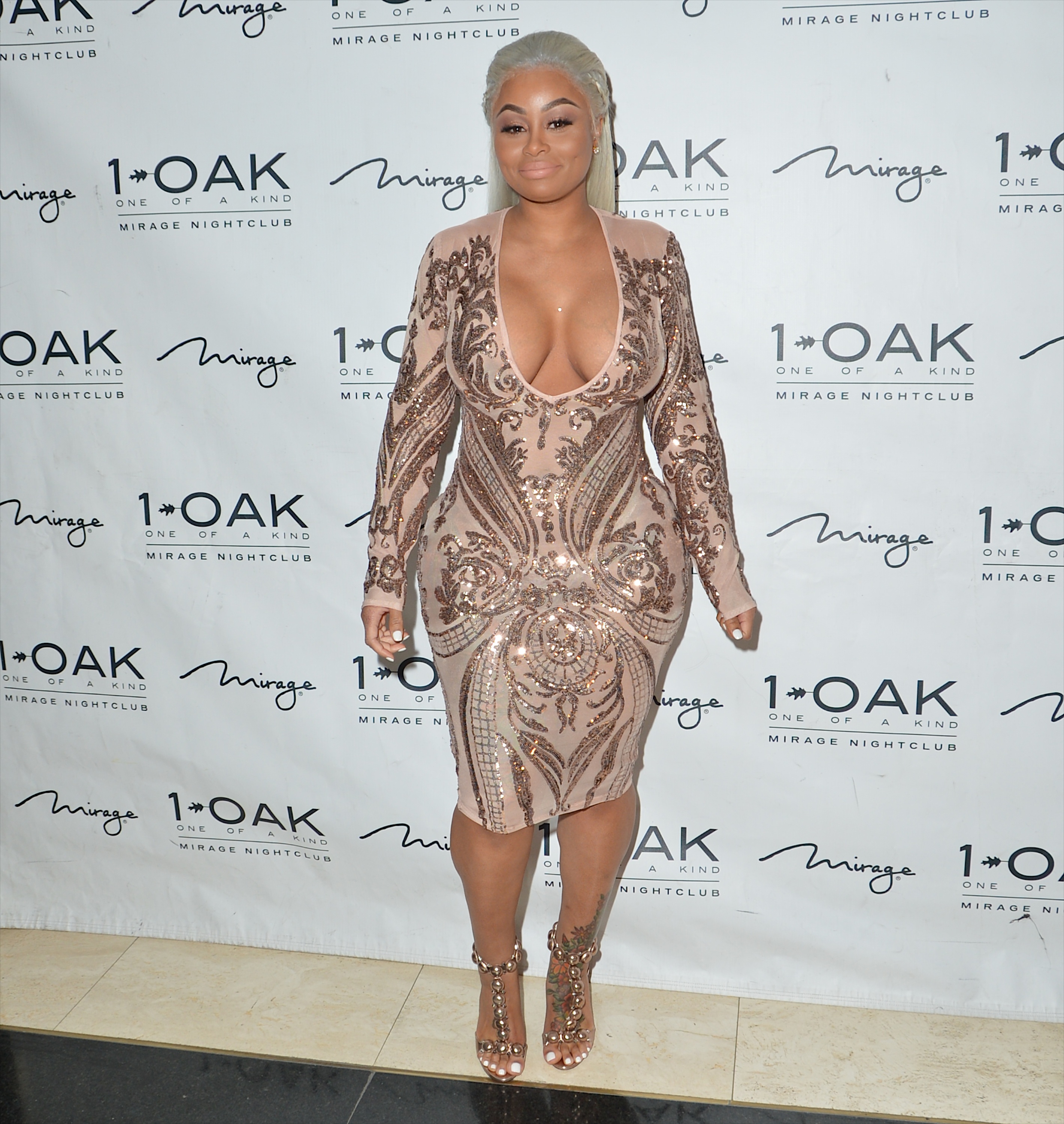 Blac Chyna Hosts Night Out At 1 OAK Nightclub At The Mirage