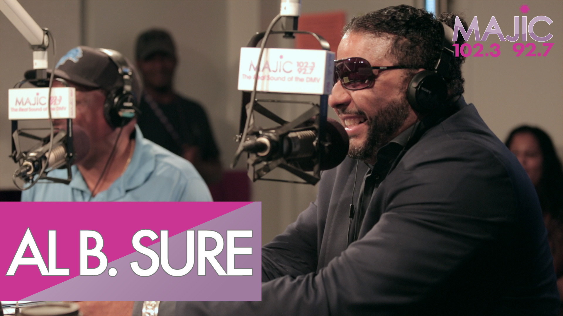 Al B Sure with Donnie Simpson