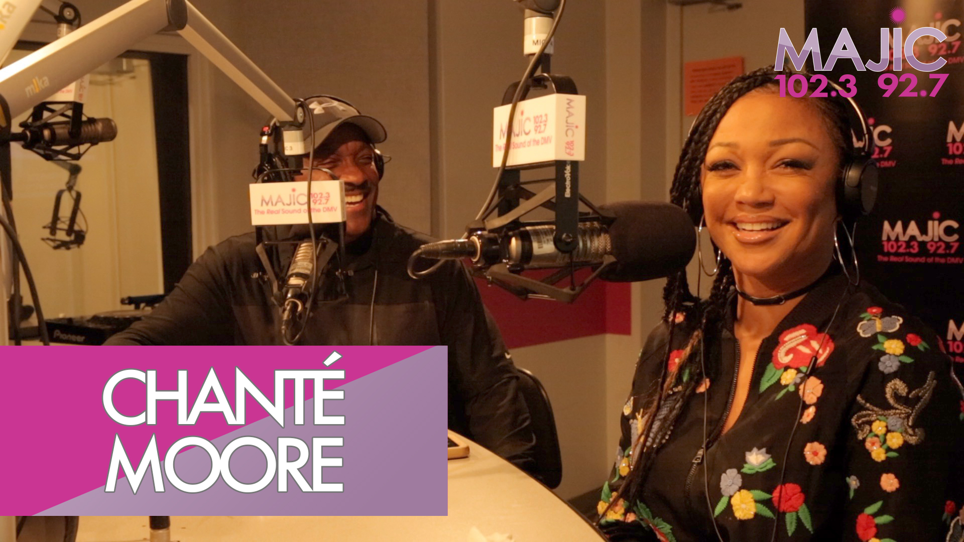 Chanté Moore With Donnie Simpson
