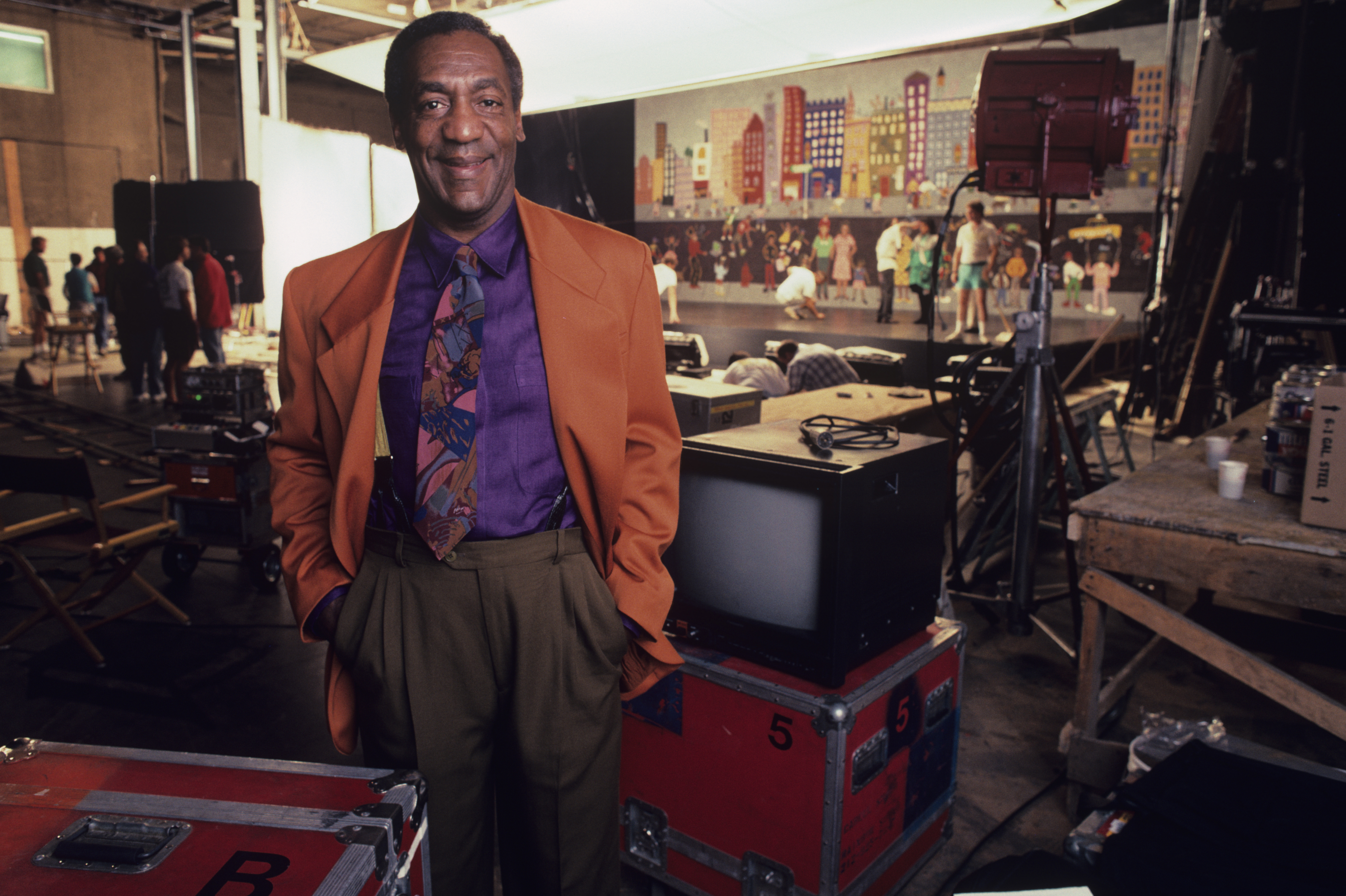 Bill Cosby On The Set of 'The Cosby Show'