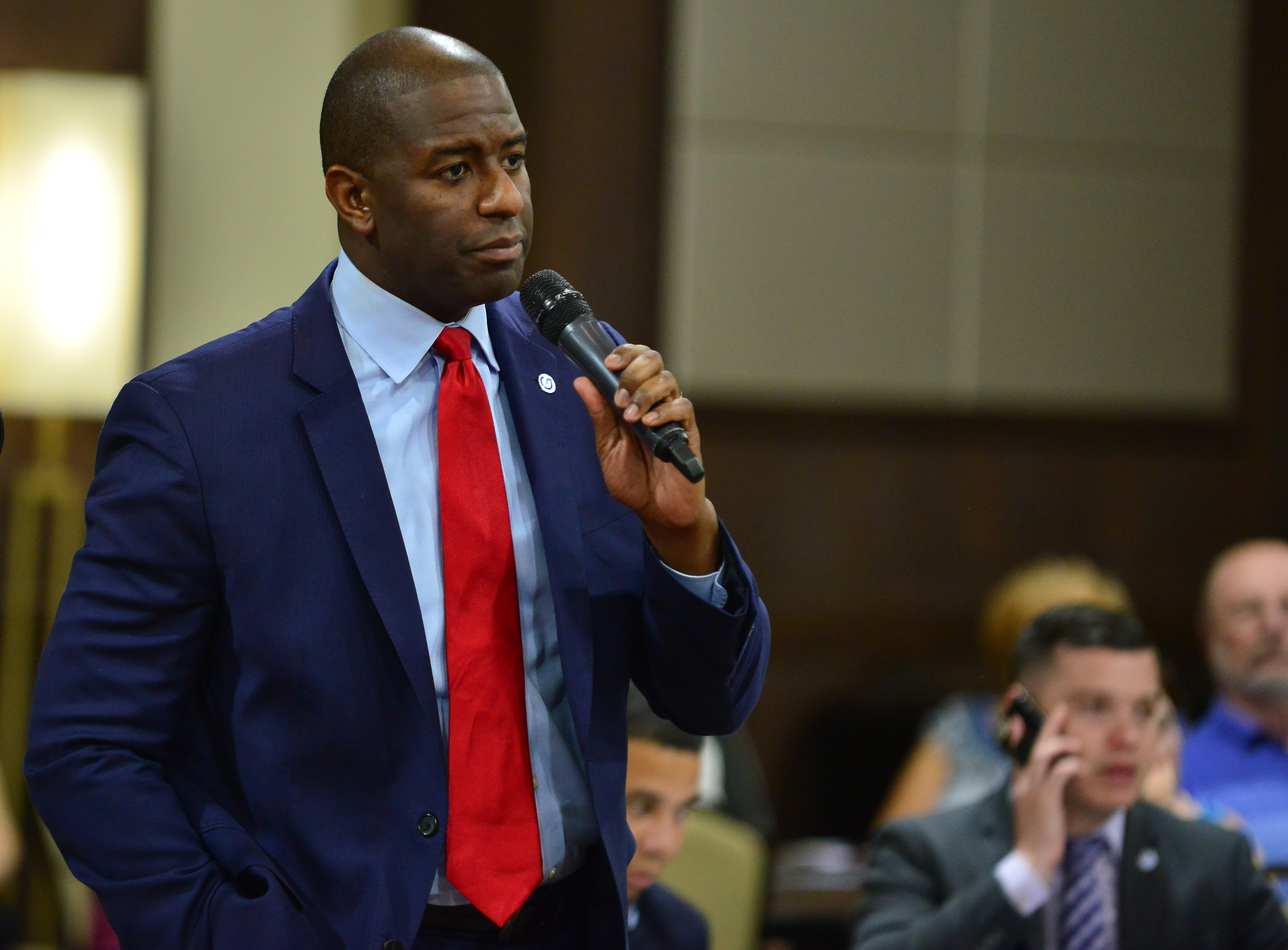 Democratic candidates for Florida Governor campaigning