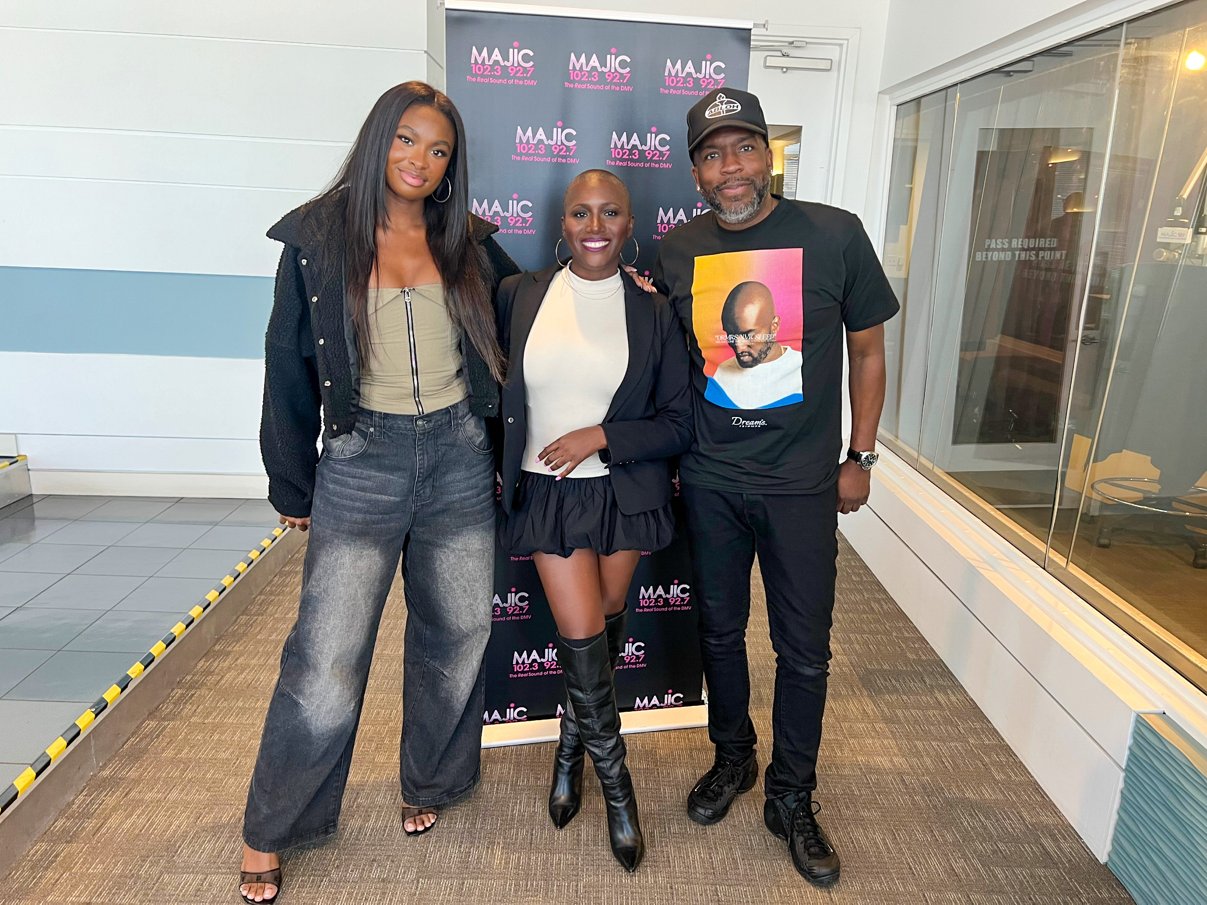 Coco Jones with Vic Jagger and Huggy Lowdown