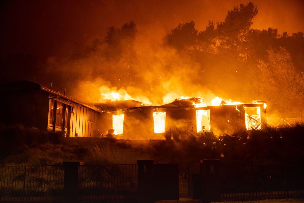 Powerful Winds Fuel Multiple Fires Across Los Angeles Area